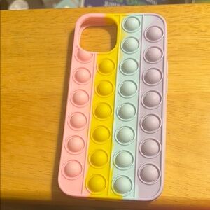 Pink and Yellow Pop It iPhone Case